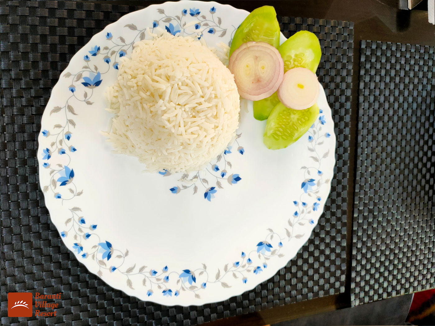 Baranti Village Resort Lunch - Rice & Salad