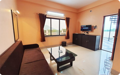 Terrace Room Front Side – Double Bedded